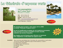 Tablet Screenshot of lageneraledespacevert.com